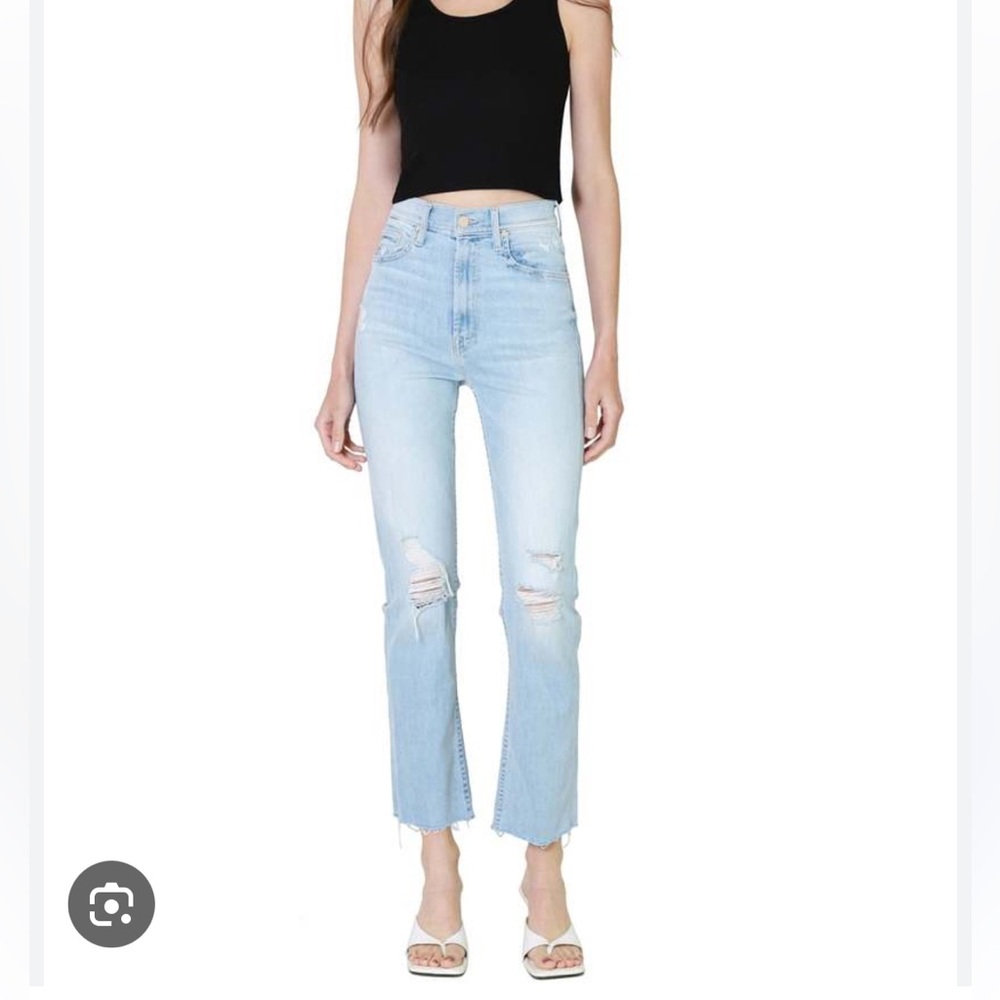 MOTHER Jeans - High Waisted Rider Jeans in Island Afterhours Wash